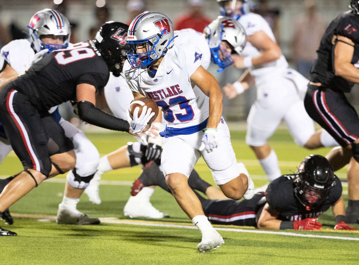 2023 Texas high school football: Westlake defeated Lake Travis 20-14 on September 22, 2023.